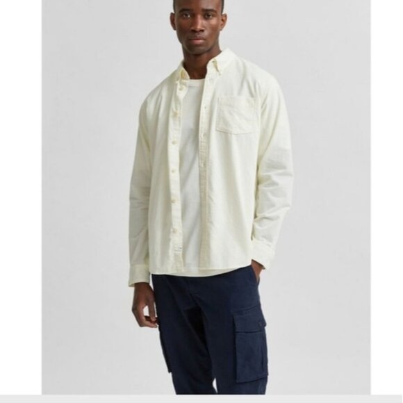 Selected homme bottom down shirt size M bnwt - Picture 1 of 12